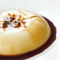 Coconut and Litchi Creme Caramel