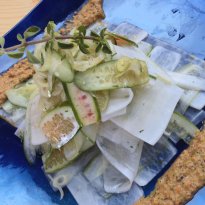 Cucumber, Radish And Ivy Gourd Carpaccio