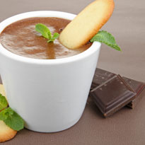 Dark Chocolate Mousse with Amarula Creme