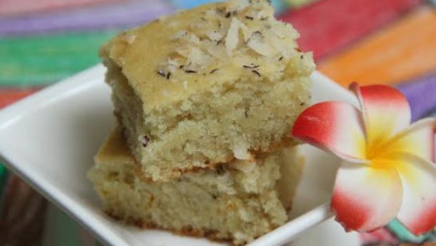 Eggless Almond and Cashew Cake