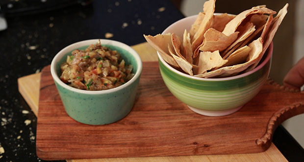 Eggplant Chokha Namak Para