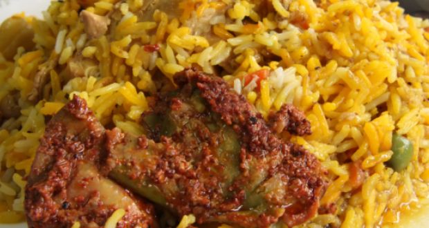 Microwave Machchli Biryani