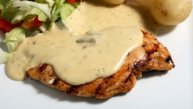 Grilled Chicken in Mustard Sauce