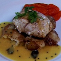 Pan Seared Grouper with Kairy Curry