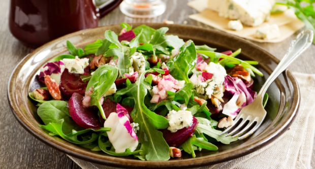 Roast Beet, Feta and Cucumber Salad