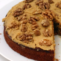 Walnut Cake with Icing