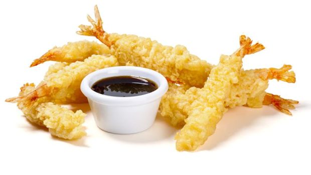 Japanese prawn tempura