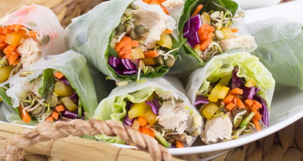 Spicy Chicken Lettuce Wrap