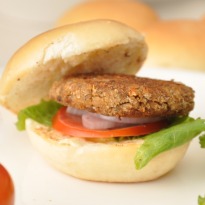 Lentil-Mushroom Burgers