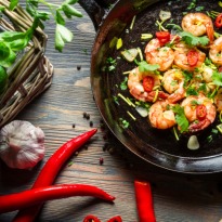 Garlic Chilli Prawns