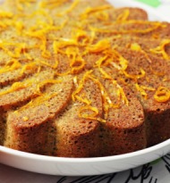 Paneer and Orange Cake