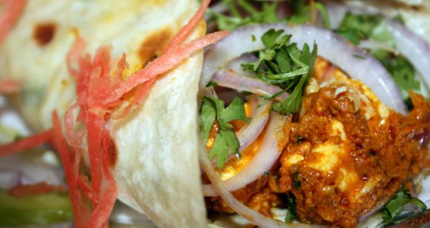 Paneer Kathi Roll Recipe | How to Make Kathi Roll, Lunch ...