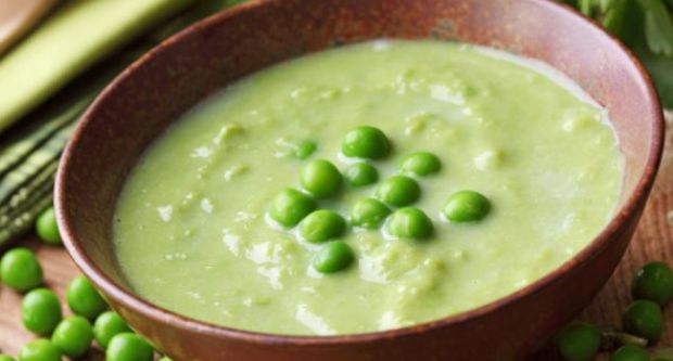 Cold Cream of Green Pea Soup