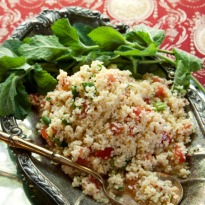 Pearl Barley Salad with Pomegranate and Avocado
