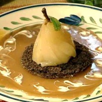Pears in Caramel Sauce