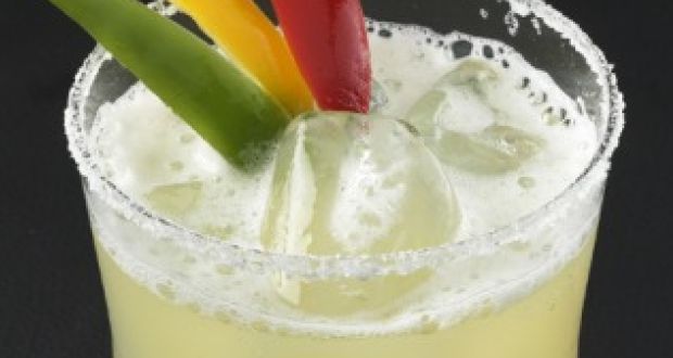 Pineapple And Bell Pepper Margarita