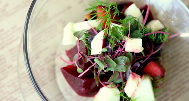 Poached Pear Salad