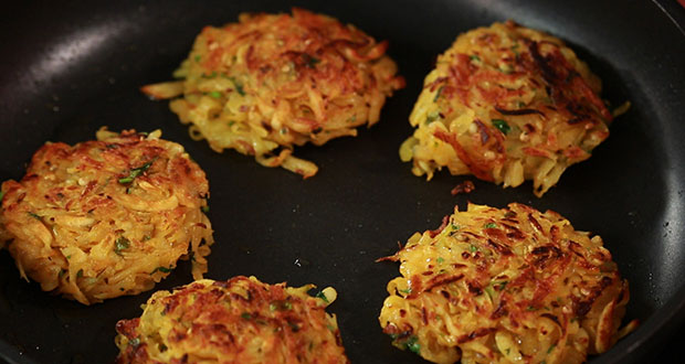 Raw Papaya Kebabs with Aloo Bhukhara Chutney