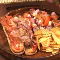 Seekh Kabab and Mozzarella Sandwich