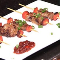 Skewered Pork in Lemon Grass