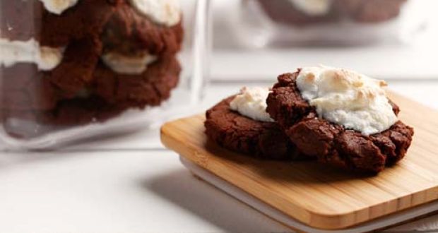 Snow-Capped Fudge Cookies