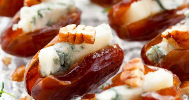 Stuffed Dates with Blue Cheese