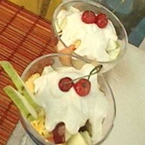 Fruits with Silken Tofu