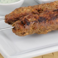 Vegetarian Seekh Kebabs