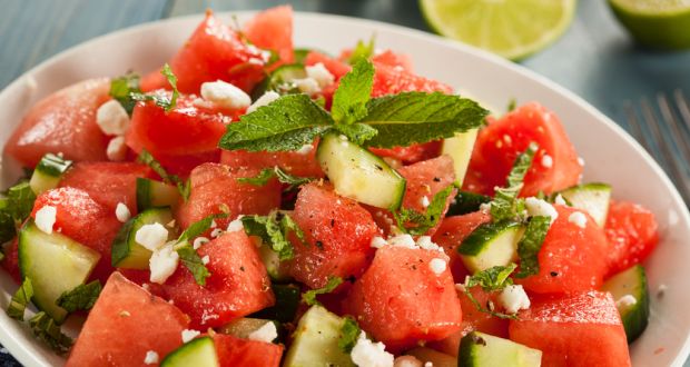 Mediterranean Watermelon Salad