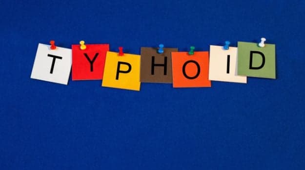 Typhoid can be caused due to consumption of contaminated food and water