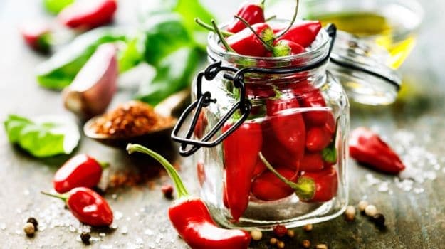 The high vitamin C content in cayenne peppers supports the immune system