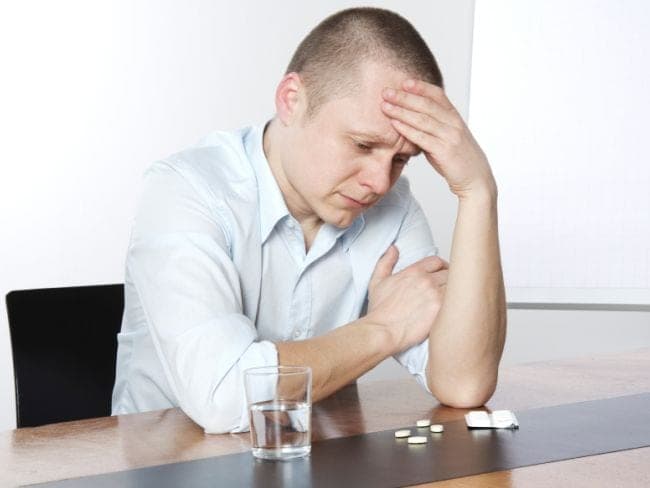A thunderclap headache is described as the worst headache of a person's life