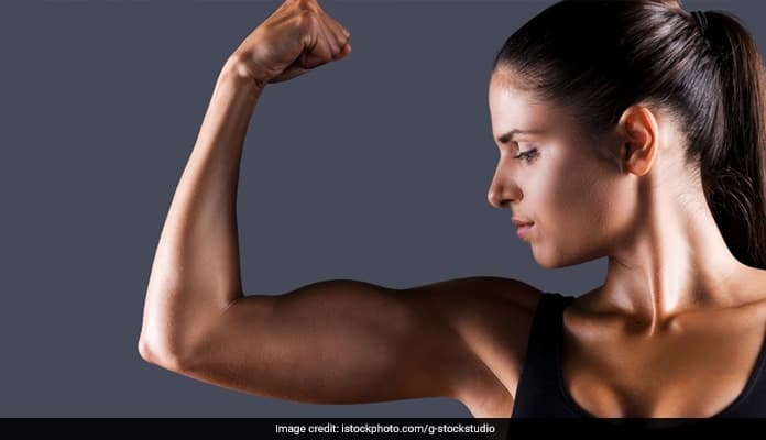 Toned arms adds to one's image of a fit body.