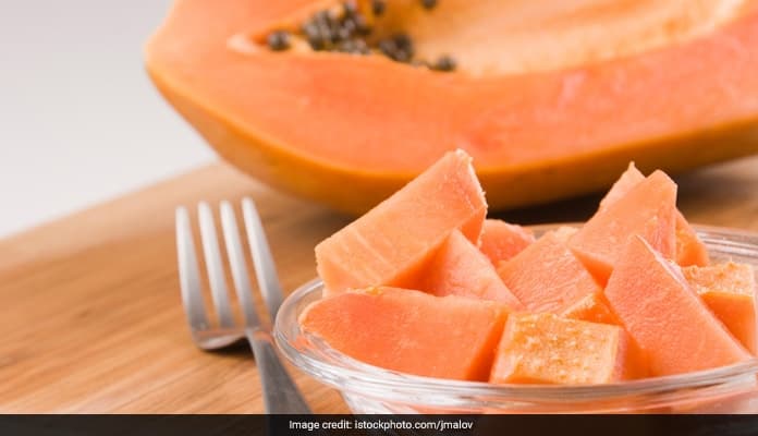 Papaya is a tropical fruit that is high in nutrients and antioxidants.