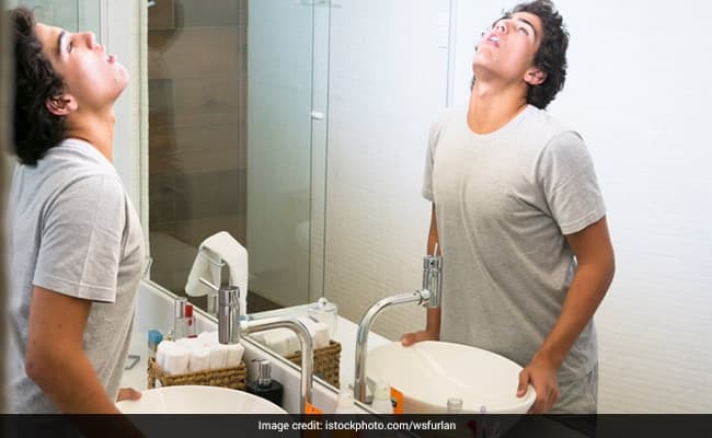 Salt water gargle can provide relief from sore throat
