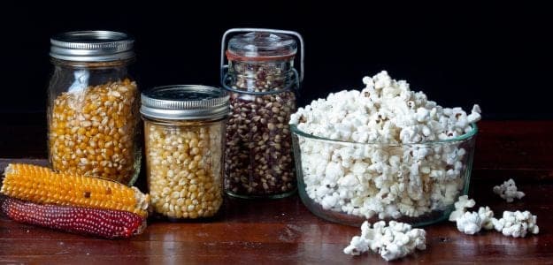 Homemade popcorn is a much healthier alternative to chips for people with high cholesterol