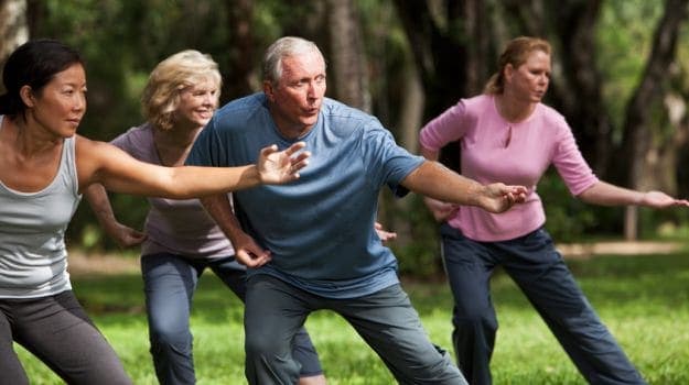 Tai chi is easy to do and can be performed by almost all ages