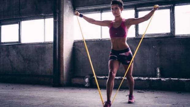 Resistance bands can make exercises more challenging