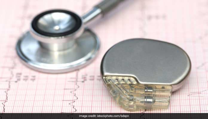 A pacemaker helps maintain a suitable heart rate and rhythm
