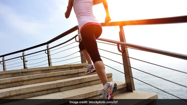 Climbing stairs is an effective exercise which can help burn calories
