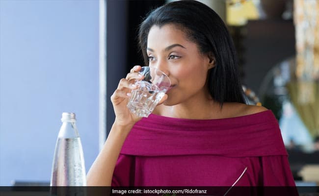 Drinking throughout the day can help with constipation