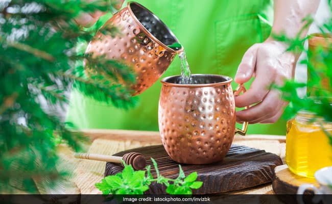 Water stored in a copper vessel does not go bad easily