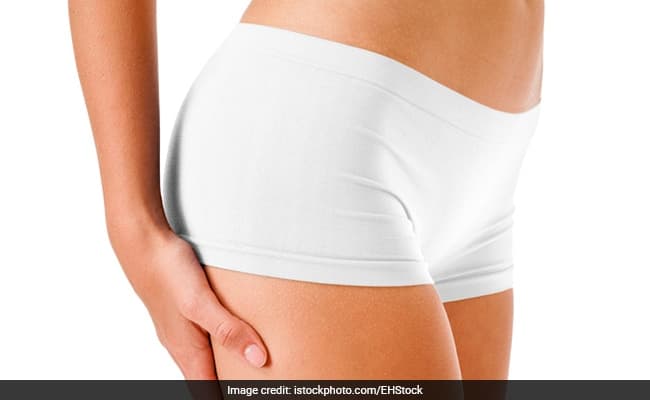 Dark inner thighs are a result of thighs constantly rubbing against each other