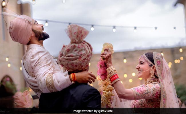 Glimpses from Anushka Sharma and Virat Kohli's wedding