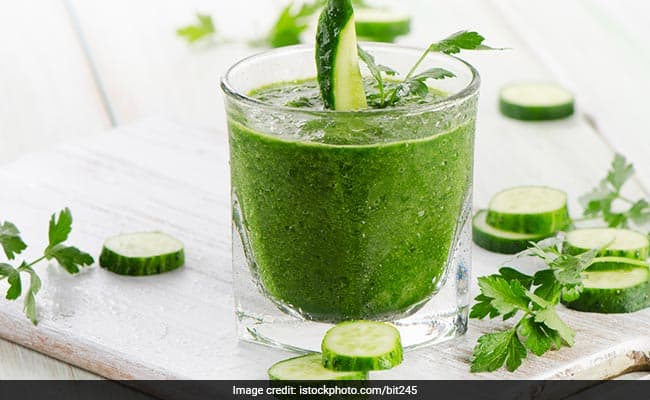 Cucumber juice helps in detoxification of the body