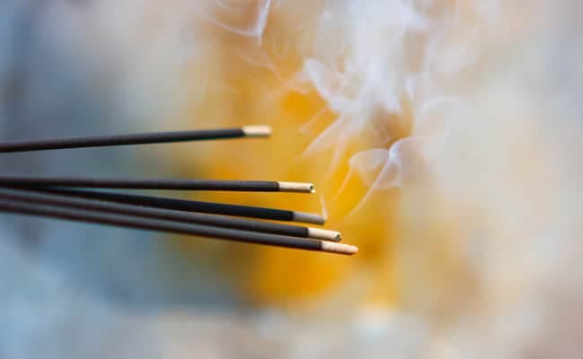 Incense sticks can pose serious health risks