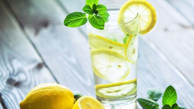 Lemon water is a great way to add more water to your daily intake