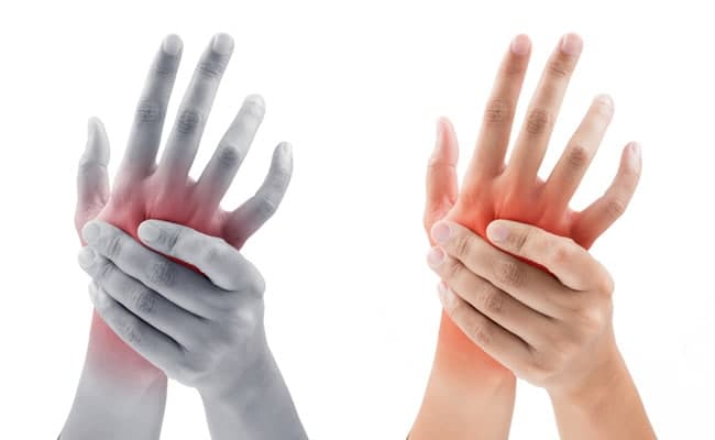 Compression of nerves can lead to numb hands and feet
