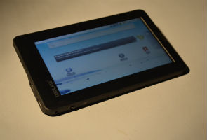 Has the battery run out on Aakash tablet?