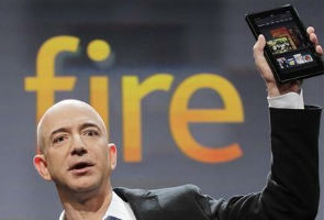 With Kindle Fire, Amazon's digital ambitions burn